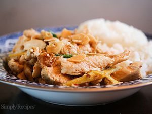 Ginger Chicken with Almonds