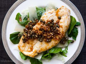 Chicken Cutlets with Caper Sauce