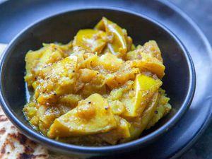 easy green apple curry