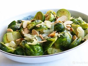 Brussels Sprouts with Toasted Almonds