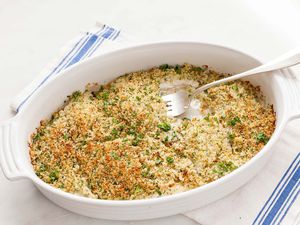 Baked Fish with Parmesan Breadcrumbs