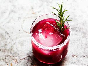 Pomegranate Lime Juice cocktail