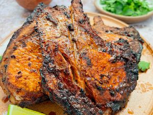 Grilled Pork Chops with Adobo Paste