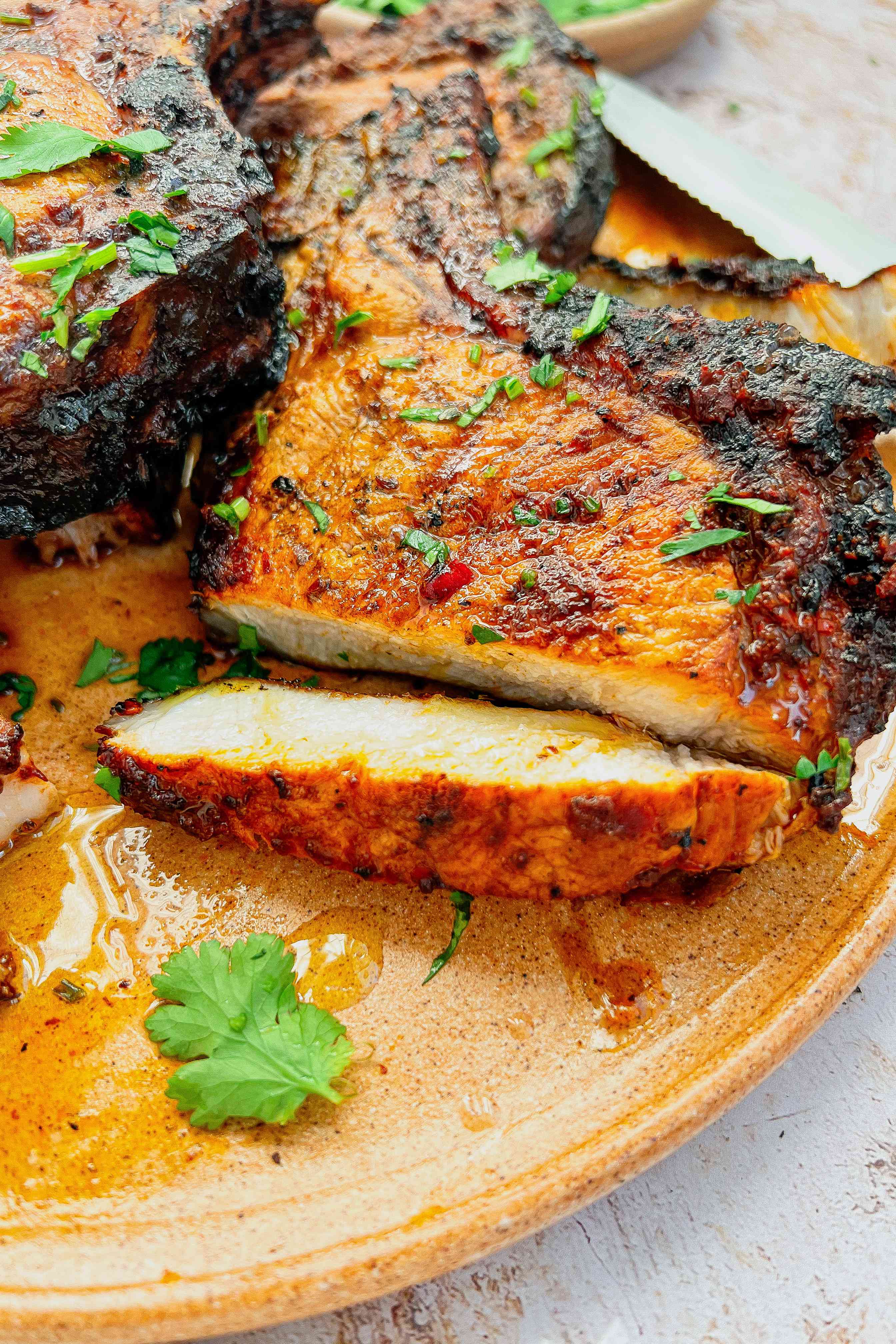 Grilled Pork Chops with Adobo Paste