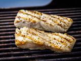 Fish on grill grates
