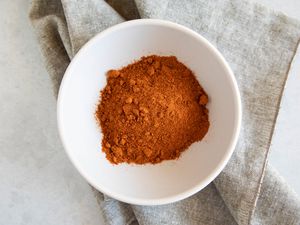 Berbere spice in a white bowl