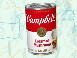 Can of Campbell's Cream of Mushroom Soup