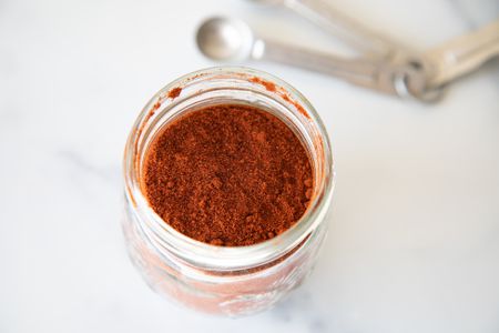 A jar of sweet paprika