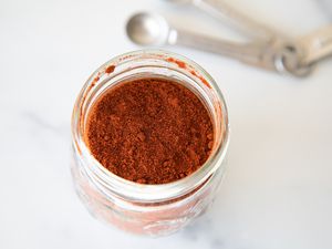 A jar of sweet paprika
